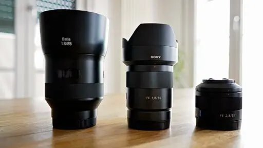 Meine Wahl der Objektive