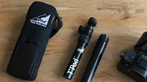 A tripod that fits in a pocket