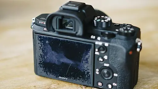 Quality defects of a Sony A7RII