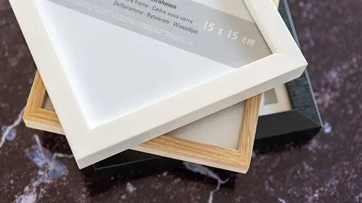 Square frames in 15x15cm